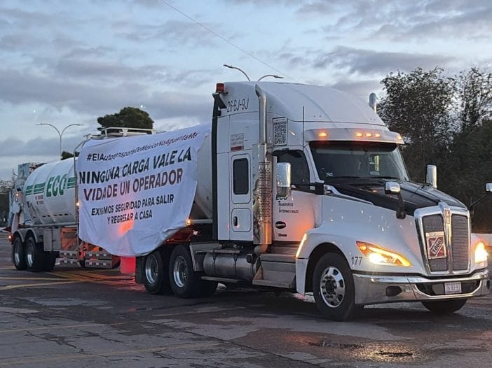 Transportistas exigen seguridad